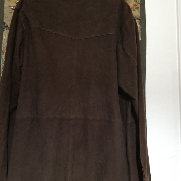 Prague Jackets & Coats Fine Suede Shirt Jacket Poshmark